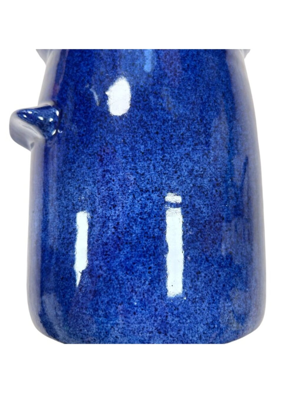 Brian Miller Pottery Cobalt Blue Ceramic Crock Grannycore Canister - Picture 5 of 6